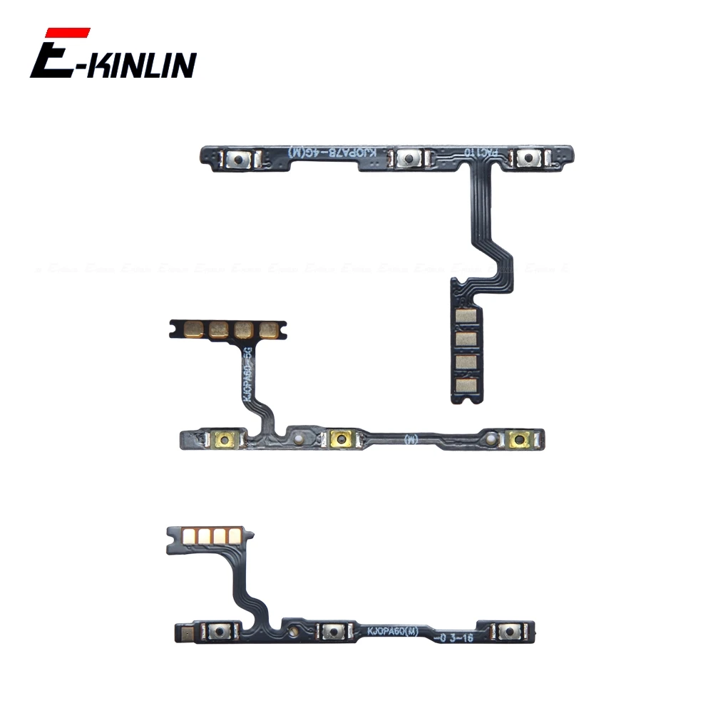 Switch Power ON OFF Key Mute Silent Volume Button Ribbon Flex Cable For OPPO A18 A38 A60 A77 A77s A78 A79 A98 4G 5G 2022 2023