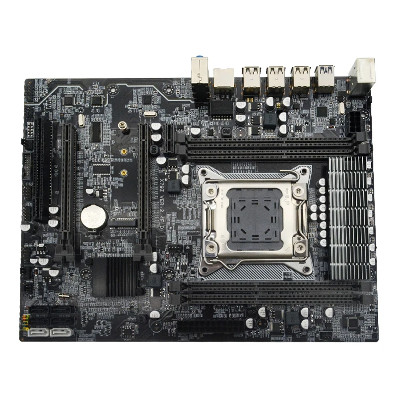 

Factory Cheap Price X79 Xeon E5 LGA 2011 RJ45 M.2 128GB Double PCIE x16 DDR3 X79 Desktop Computer Motherboard Gaming