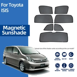 For Toyota ISIS AM10 2004-2017 Magnetic Car Sunshade Front Windshield Mesh Frame Curtain Rear Side Window Sun Shade Visor