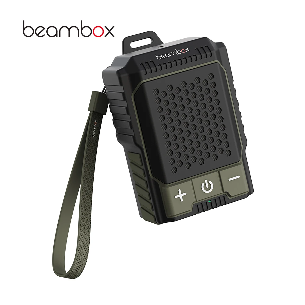 Mini Portable Wireless 5.4v Woofer Speaker Waterproof Clip-On Wearable OEM ODM Speaker IPX5