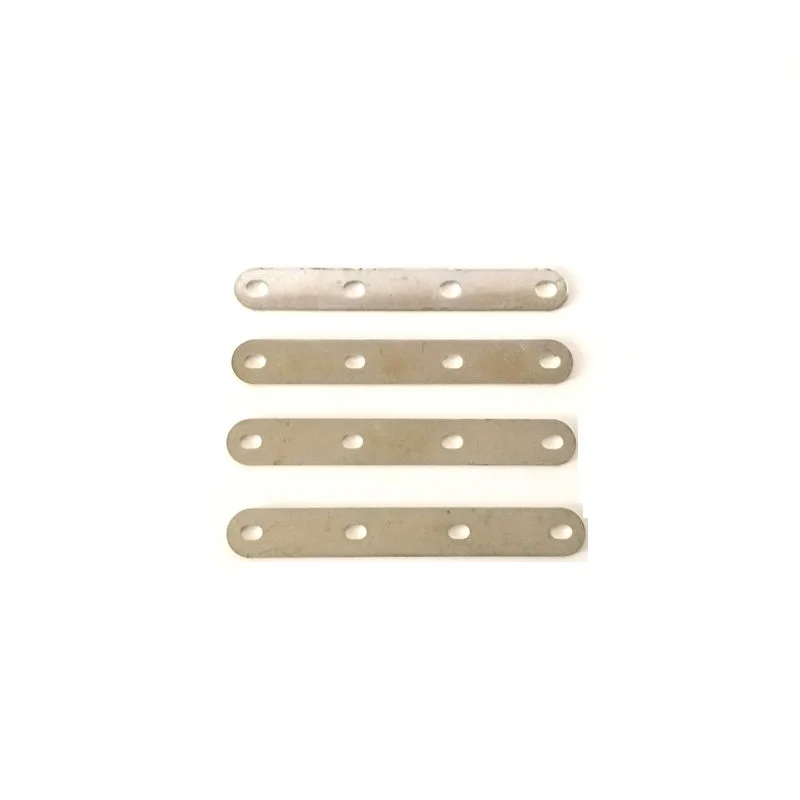 4pcs M4 BusBar 105Ah 90Ah 2P 4P 38mm Hole Spacing 1.5mm Thick 18mm Width Battery Connector Pole Contact For LiFePO4 Lithium Cell