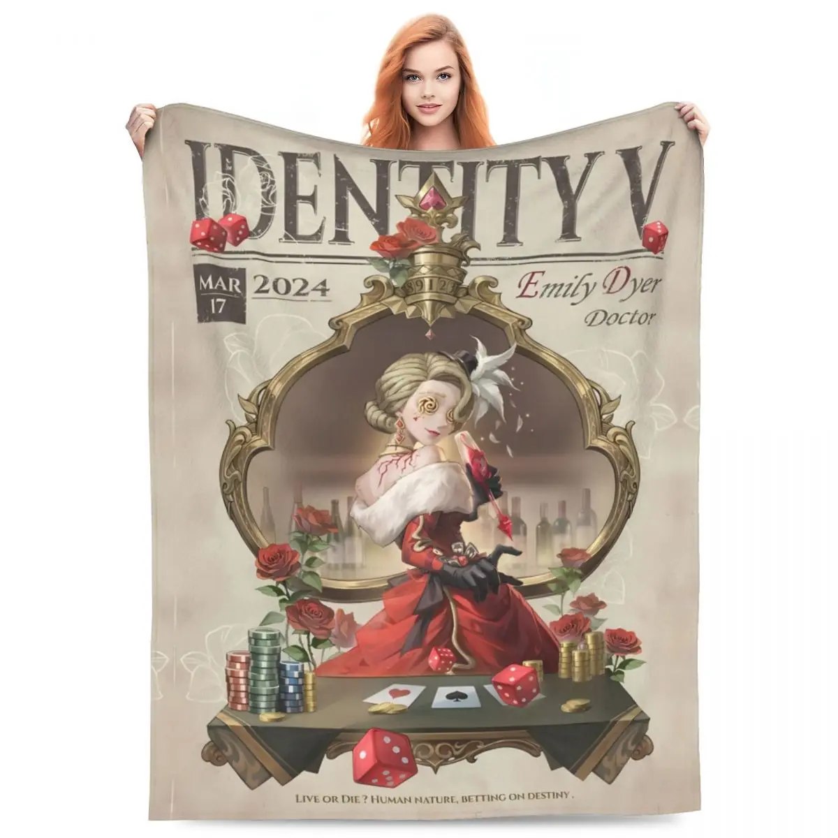 Identitys Vs Blanket Quality Warm Soft Character Throw Blanket Autumn Airplane Travel Couch Chair Sofa Bed Comfortable Bedspread