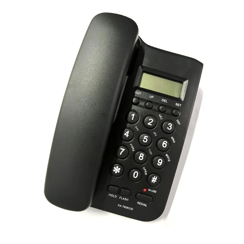 A52B Corded Phone with Caller Display Classical Landline Phone Desktop Wall