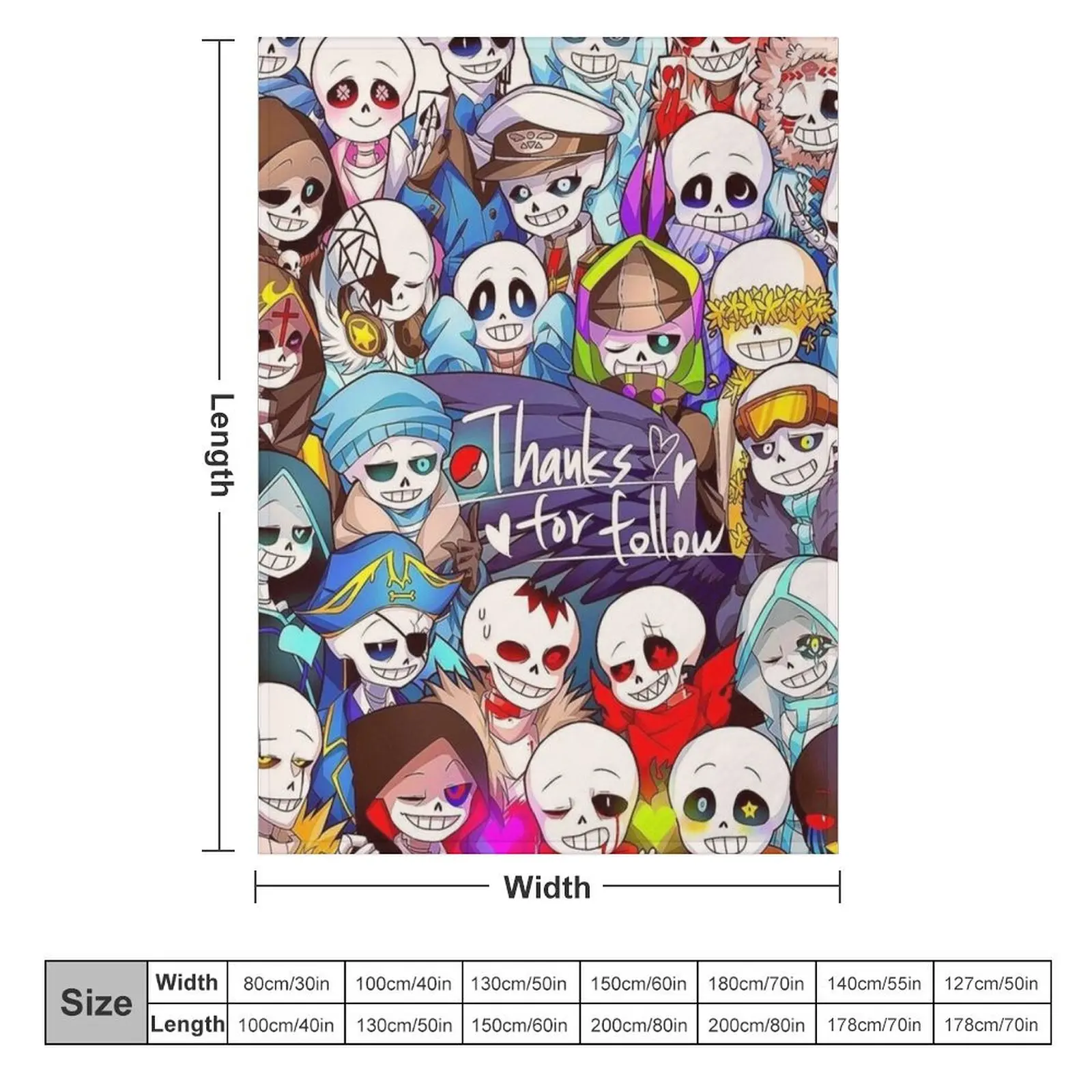 undertale sans papyrus 1 Throw Blanket Luxury Designer Plush Giant Sofa Blankets