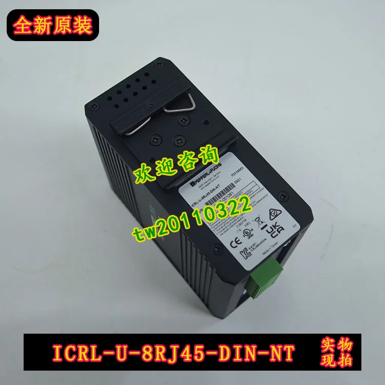 【 Physical Photo 】 ICRL-U-8RJ45-DIN-NT Germany Beijiafu P+F 8-port Switch Negotiation