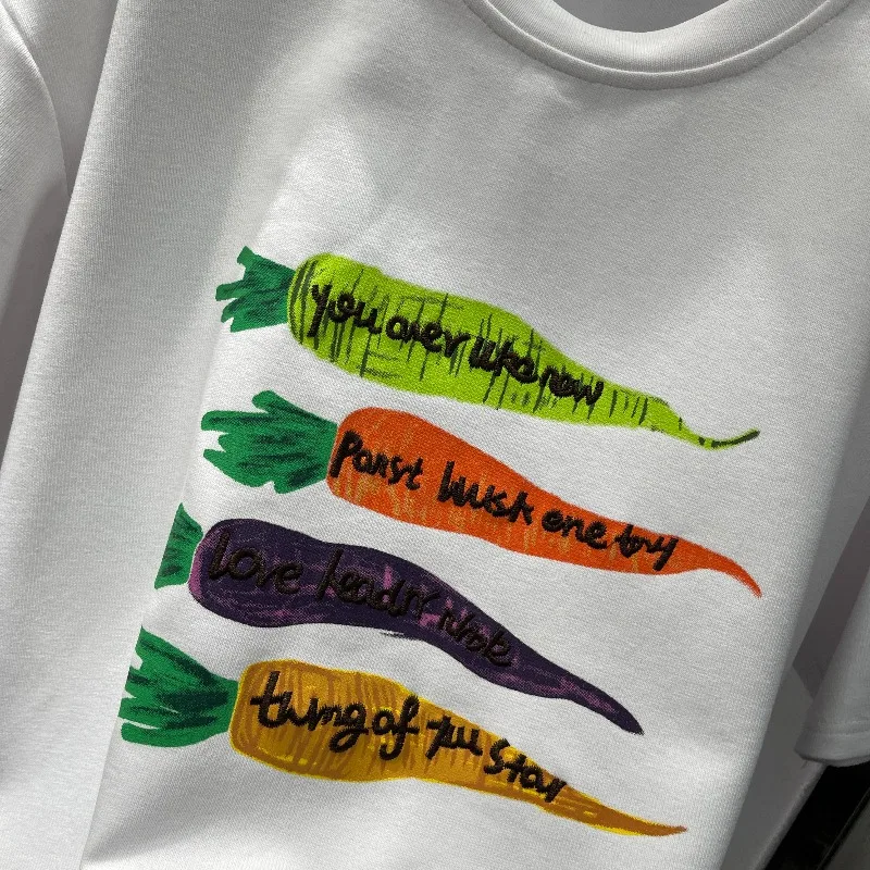 가을 겨울 신상 한국 스타일 티셔츠 자수 레터링 루즈핏 슬림핏 다용도 캐주얼 기모 반팔 티셔츠 여성용