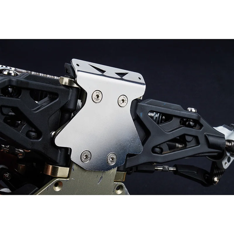 Protection d'armure arrière de châssis métallique pour 1/8 RC ARRMA V5 V6 EXB TYPHON TLR KRATON notoire OUTCAST, pièces de mise à niveau
