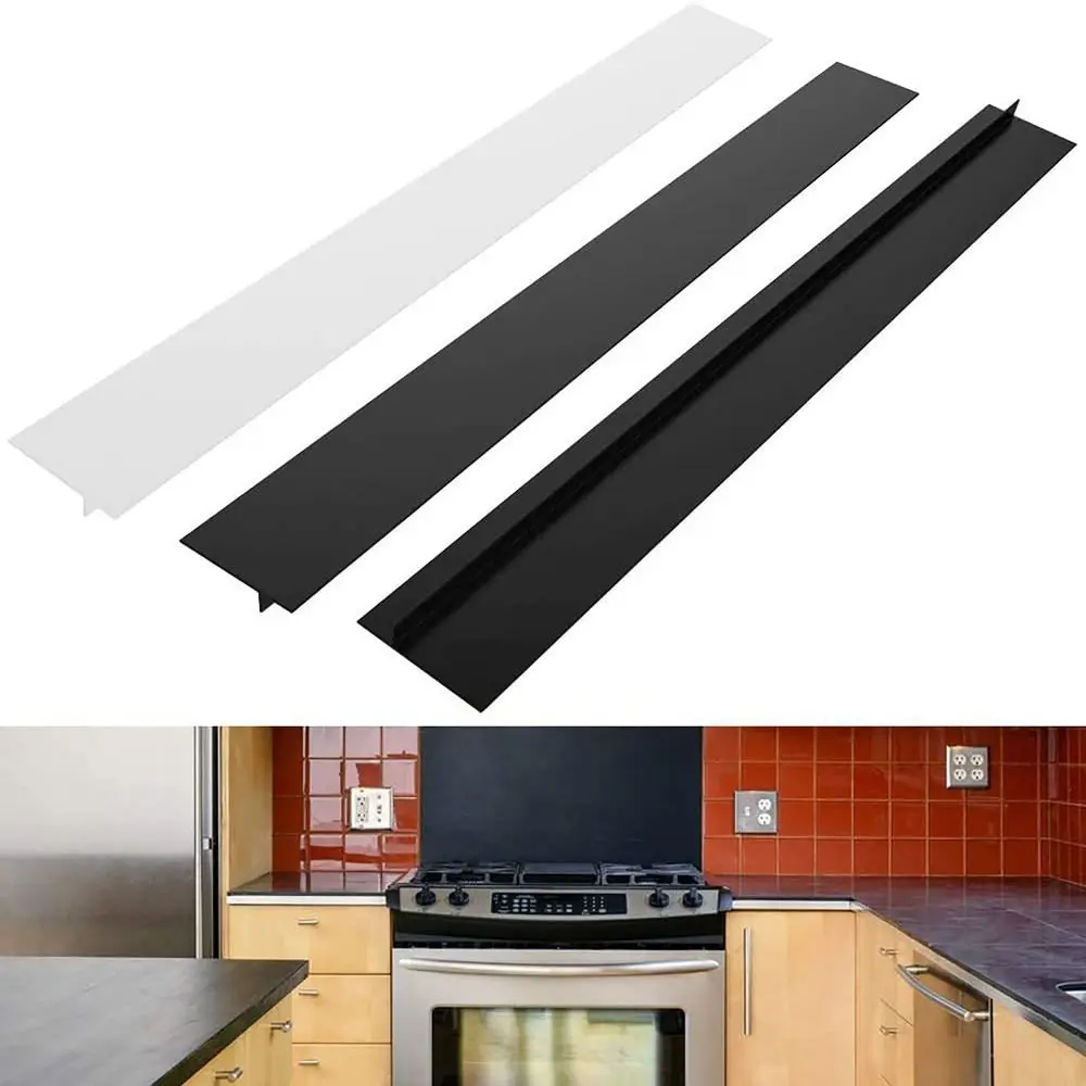 Waterproof 21/25inch Stove Counter Gap Cover Silicone Household Accessories Slit Strip Easy Clean Slit Filler Tools