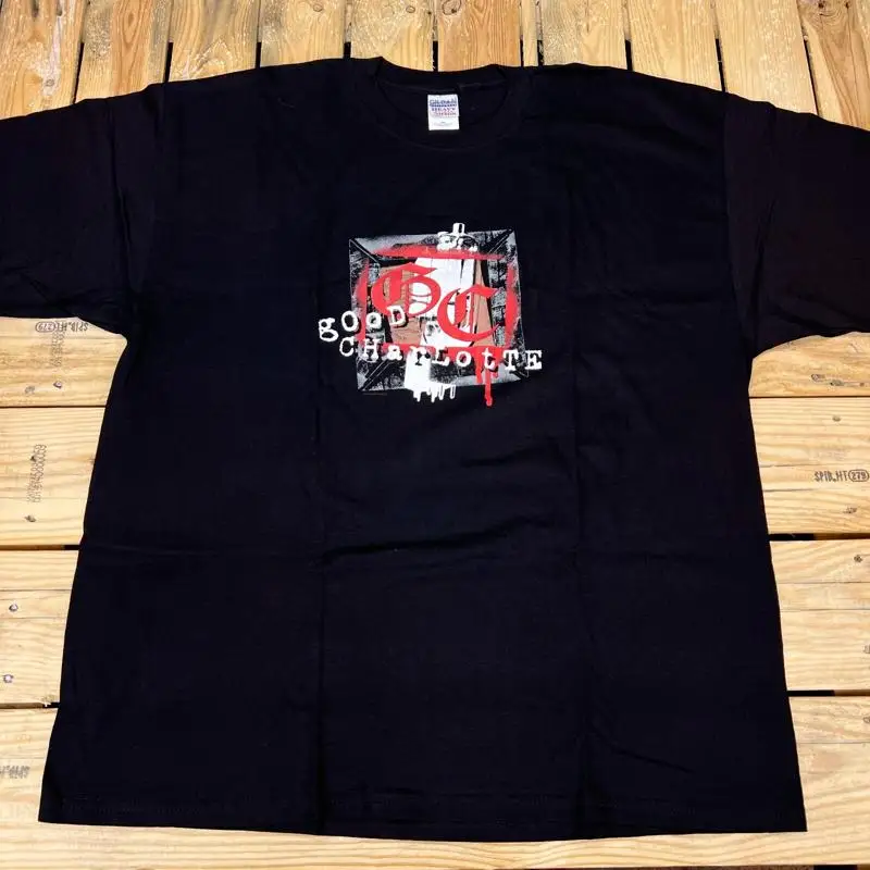 

Vtg Y2K New Old Stock Good Charlotte Black Graphic T-Shirt Men's Sizes