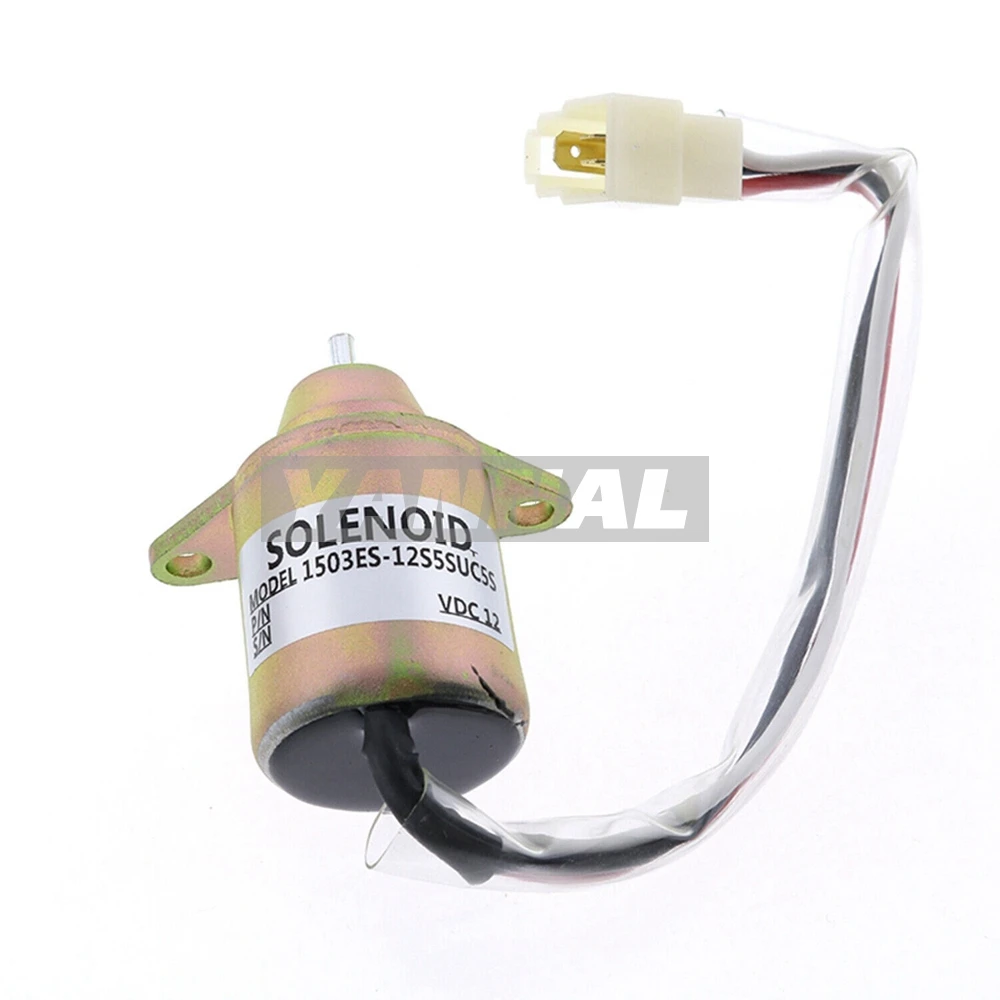 High Quality 119653-77950 Fuel Solenoid For Yanmar 3TNE84 3TNE88 4TNE84 3TNV70 3TNV76 4TNV84