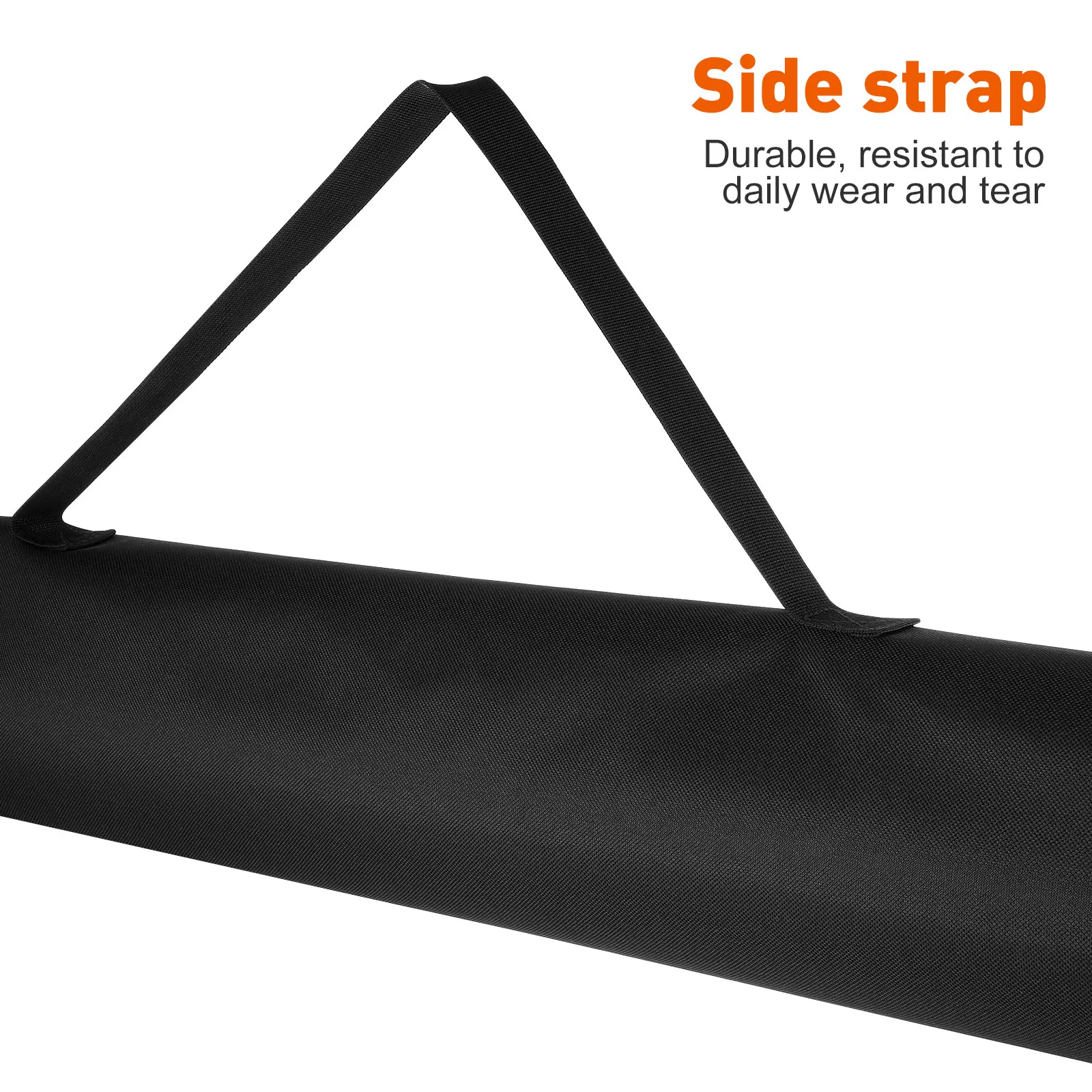 Estuche para cañas de pescar, ideal para llevar en mochila, bolsa portátil para postes de tienda de campaña, soporte para botas, equipo de senderismo y camping.
