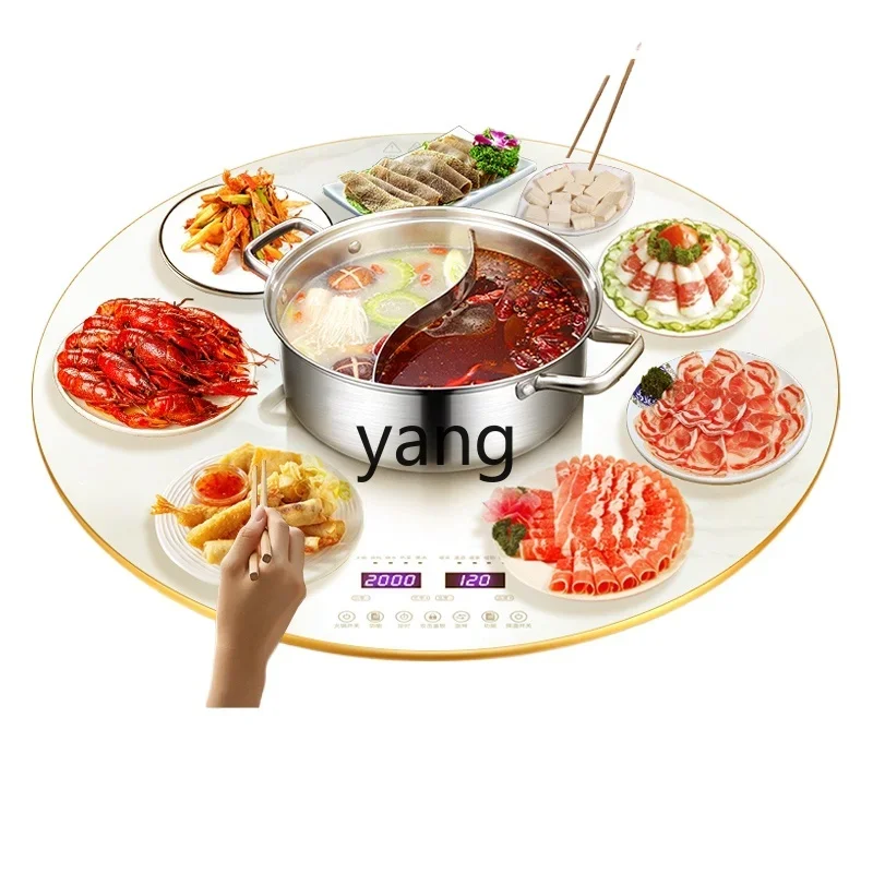 LH with hot pot hot dish warming board meal insulation artifact household multi-functional dining table turntable