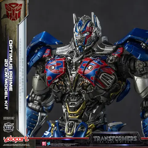 YOLOPARK Transformers Model: The Last Knight AMK PRO Series 20cm Optimus Prime Model Kit Action Figures Toy For Boy Men