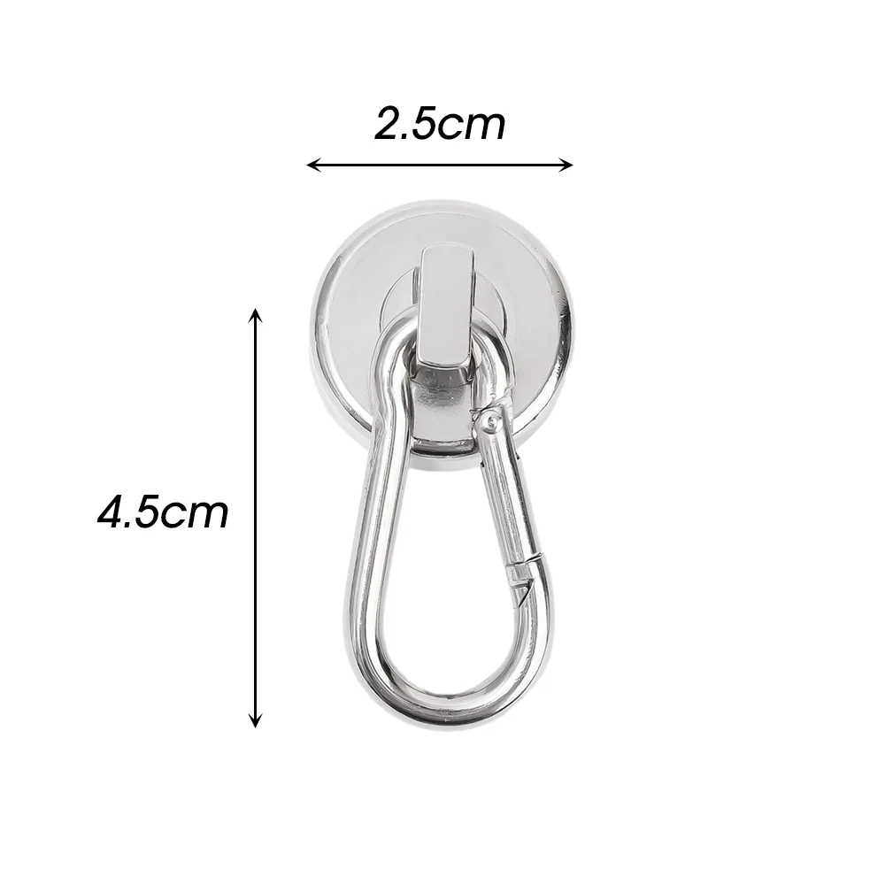 3/1PCS Carabiner Magnetic Hooks Strong Heavy Duty Wall-mounted Magnet Hooks For Kitchen Bathroom Organizer Hanging Hanger Hook