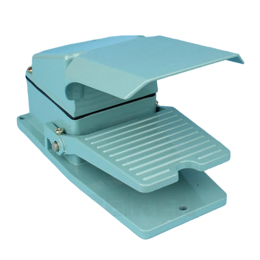 ABILKEEN TFS-302 LT4 Foot Pedal Switch 1NO+1NC - Silver Contact 15A 250V, Momentary Spring Reset with Aluminum Case