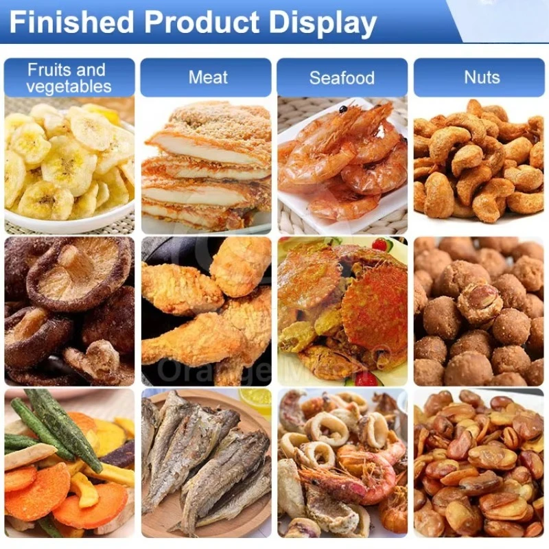 آلة مقلاة عميقة للخضروات، آلة قلي مكنسة كهربائية صغيرة مستمرة لرقاقة الموز #6