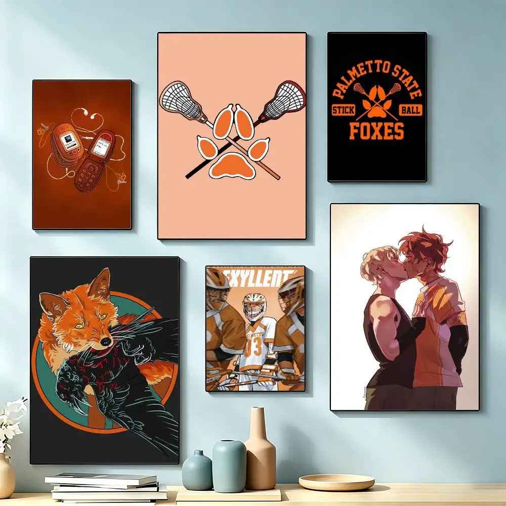 Novel A-All For The Game AFTG  Poster High Quality Dorm Living Room Aesthetic Wall Decoration Painting Stickers Gift
