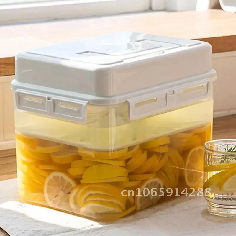 Kimchi-contenedor de almacenamiento de fermento a presión, a prueba de fugas, con prensa, Camping, Picnic, para chucrut, refrigerador, placa, viaje, hogar