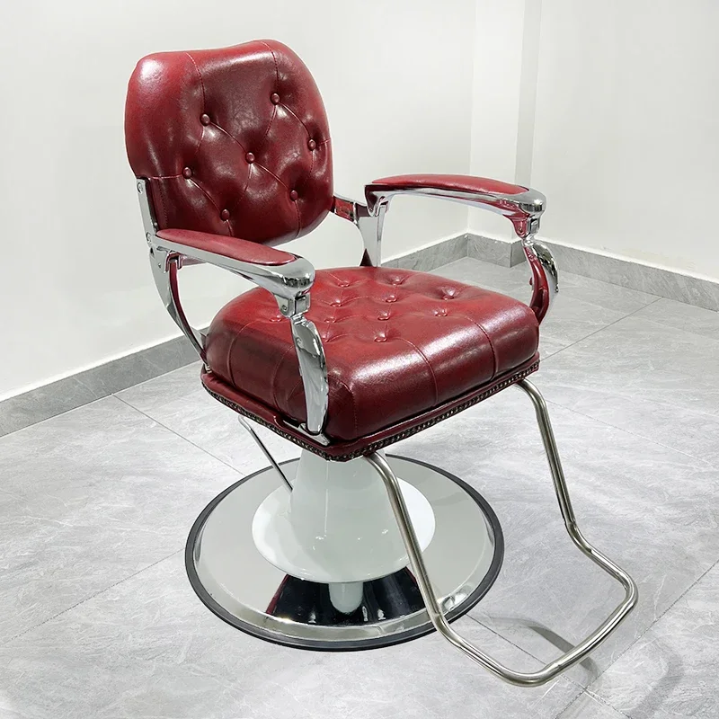 

Barber Equipment Bar Stool Men's Shaving Salon Chair Chairs Nail Aesthetic Professional Armchair Silla Barberia Hairdresser