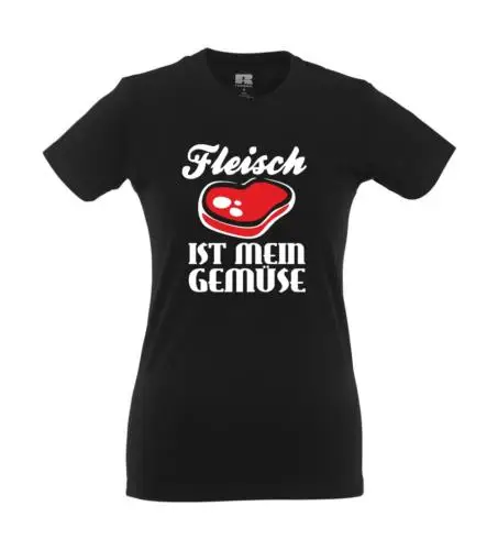 Fleisch ist mein Gemüse Girlie Shirt