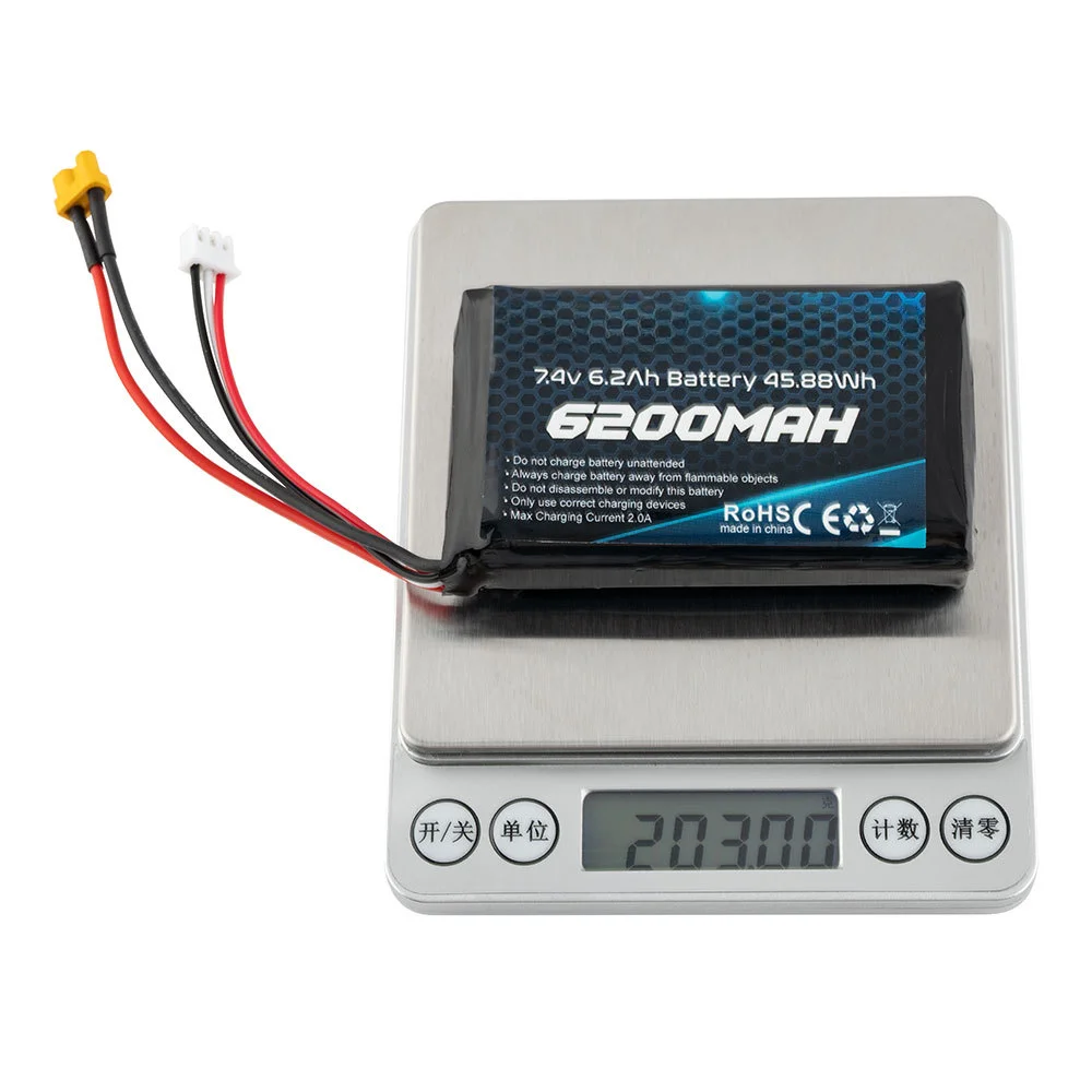 

Remote control special lithium battery 6200mAh long battery life 2S control