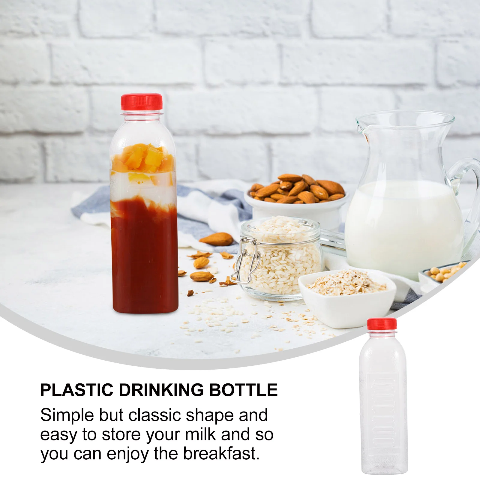 使い捨てペットボトル,スケール付き,空,透明,空