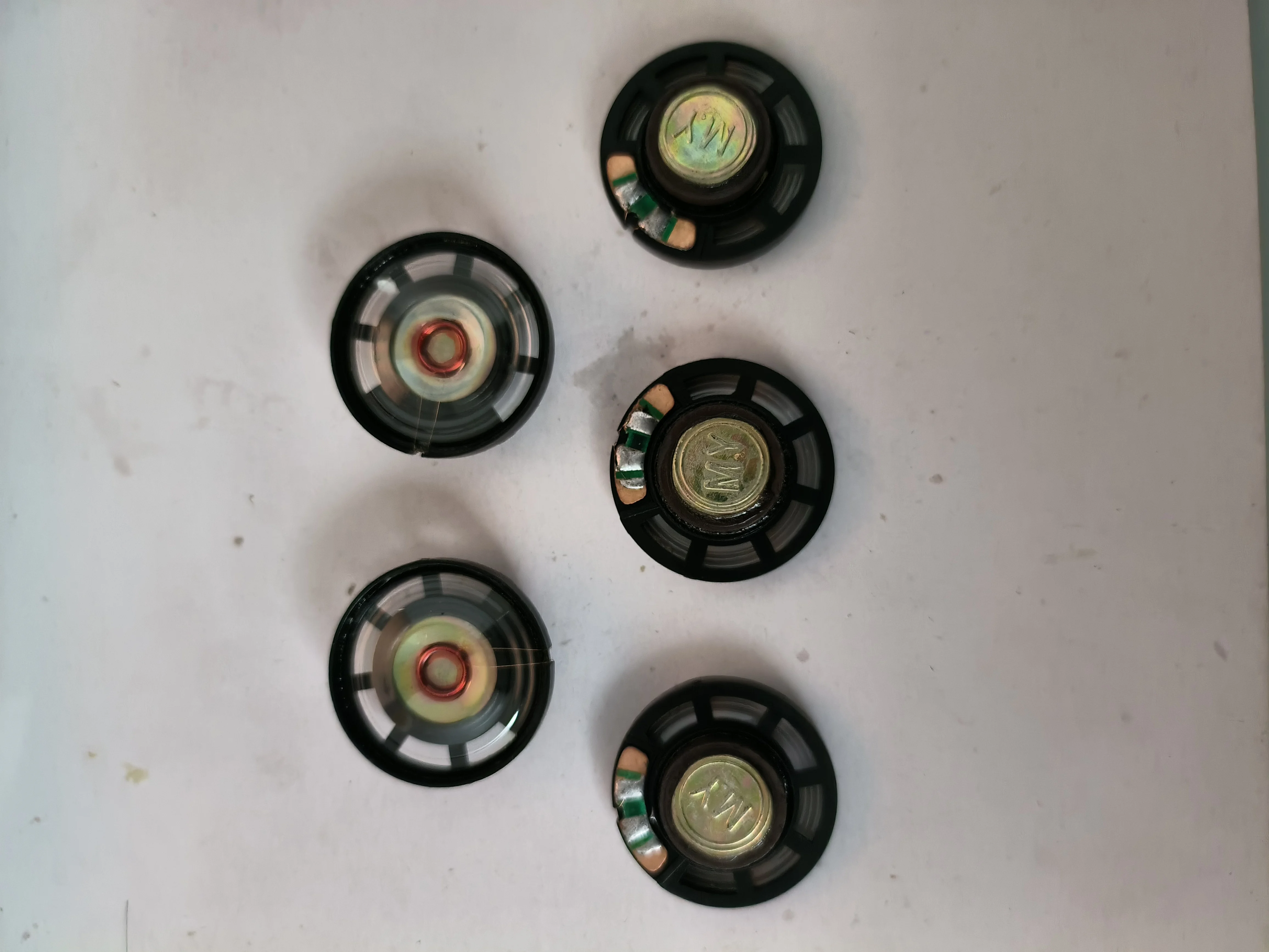 YYT 5PCS Toy plastic small speaker speaker 0.25W 8R 29MM 27MM external magnetic speaker MP3 voice small speaker