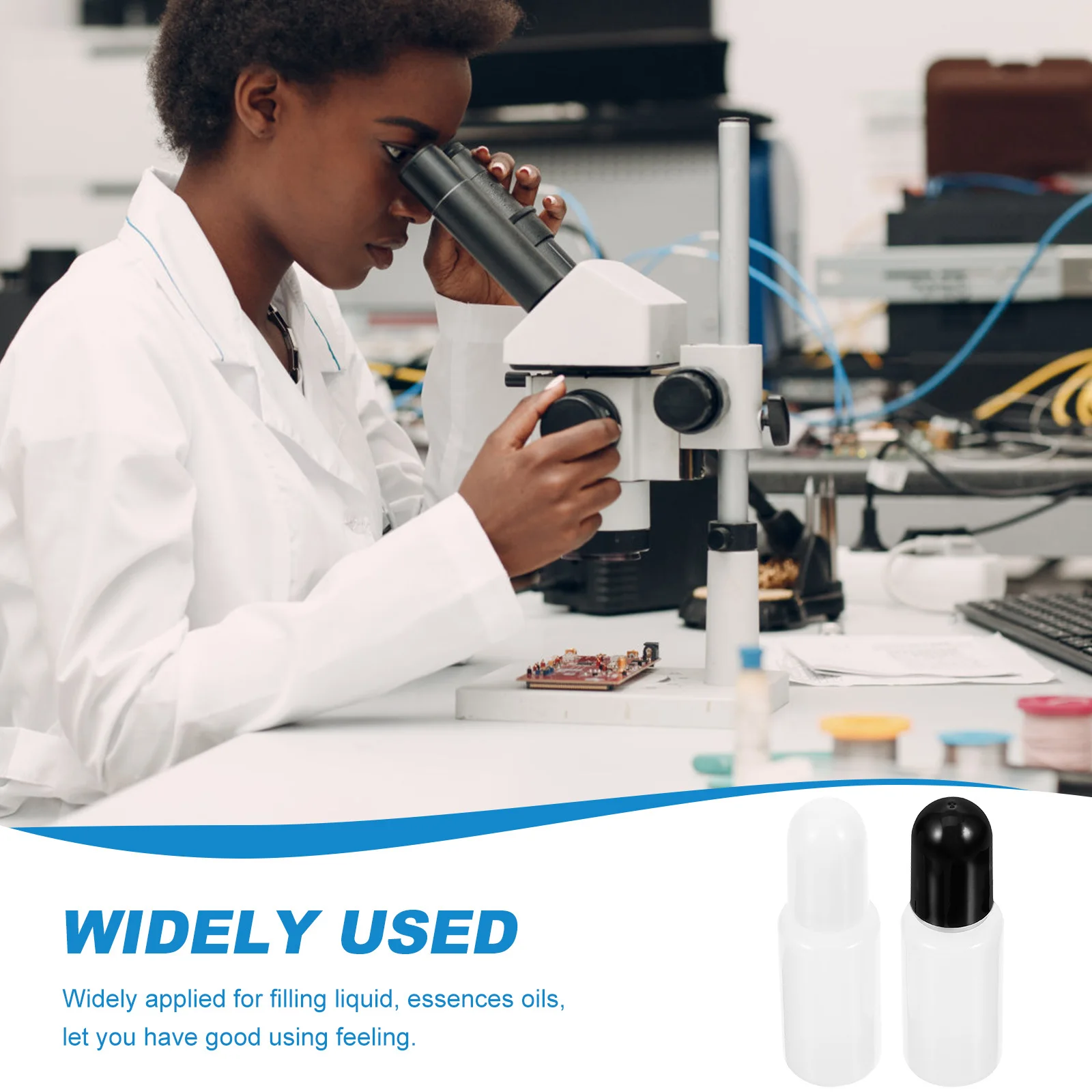 

20 Pcs Bottled Small Dropper Mini Automatic Empty Plastic Bottles or for Oil Refillable Travel Tiny