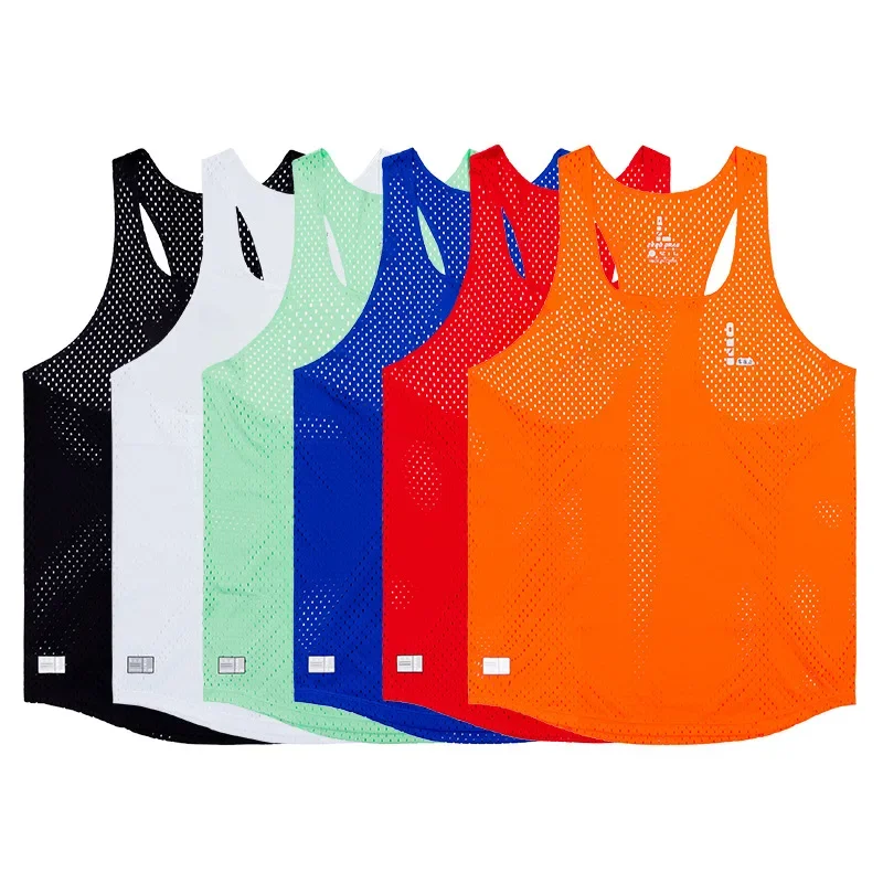 

professional Man Elite Seamless Marathon Fast Running Sport Vest Athlete Track Field Singlet