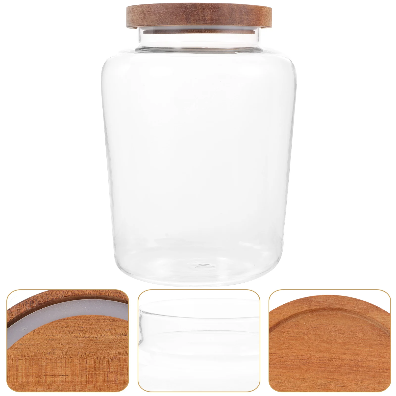 

Borosilicate Glass Sealing Box Candy Storage Fridge Food Containers Clear Jar Jars Airtight Snack Holder Coffee