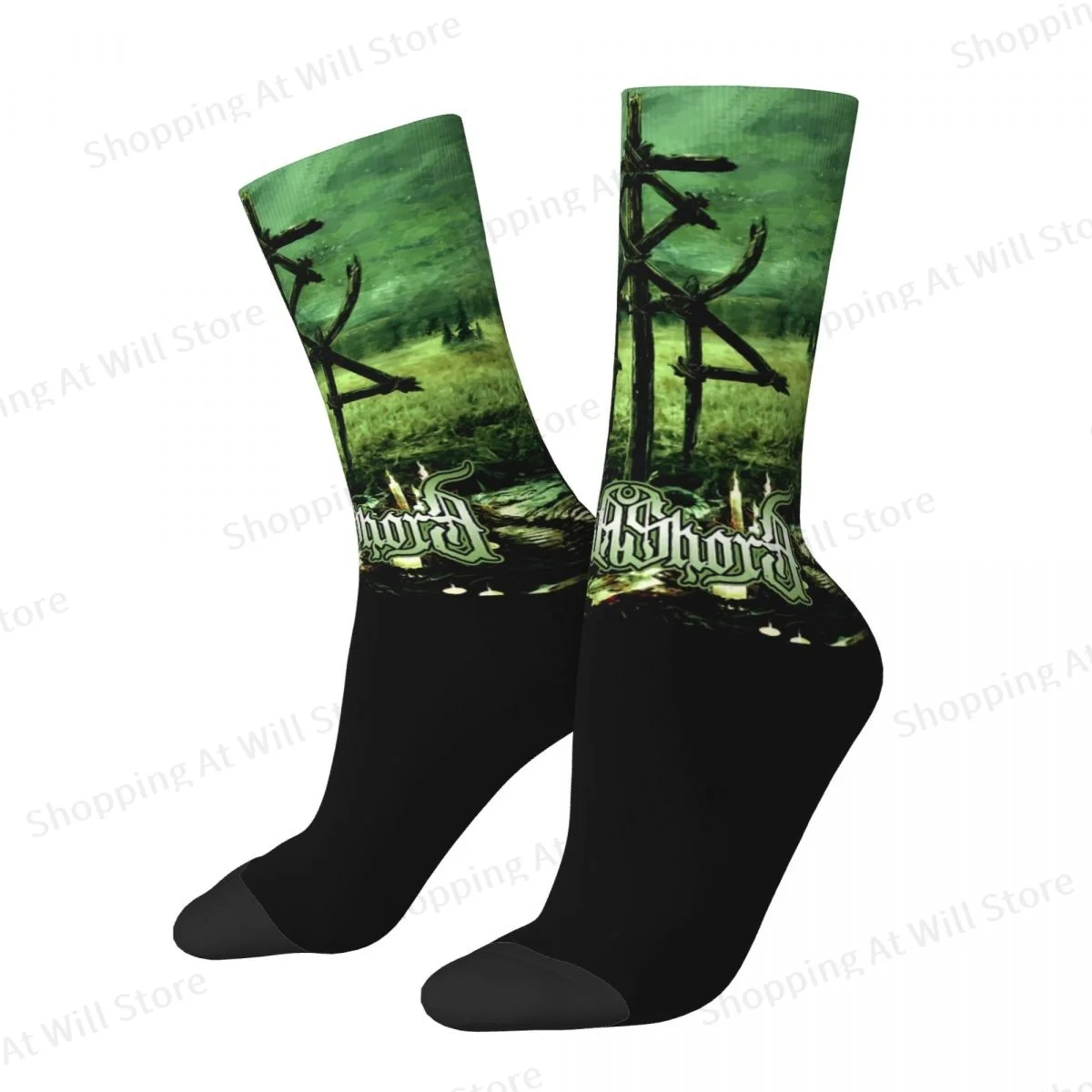 Lorna Shore Album Cover Logo Men Women Happy Socks Windproof Novelty Spring Summer Autumn Winter Stockings Gift