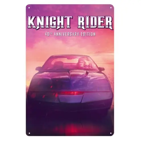 Knight Rider Kitt Tv Series Metal Poster Tin Sign 20x30cm Plaque