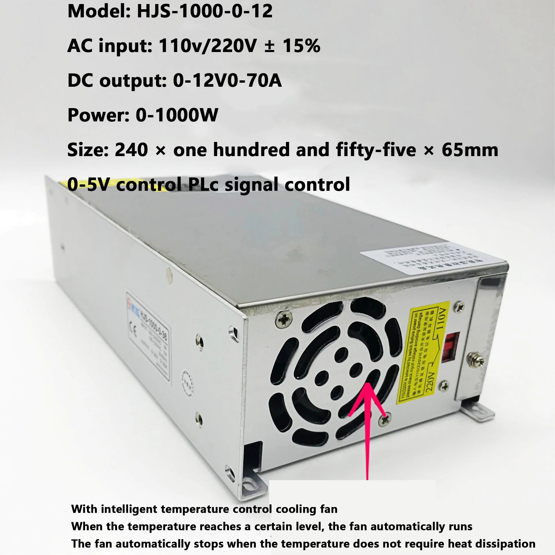 Imagem -02 - Interruptor de Alimentação com Display Digital Limite de Corrente 1000w