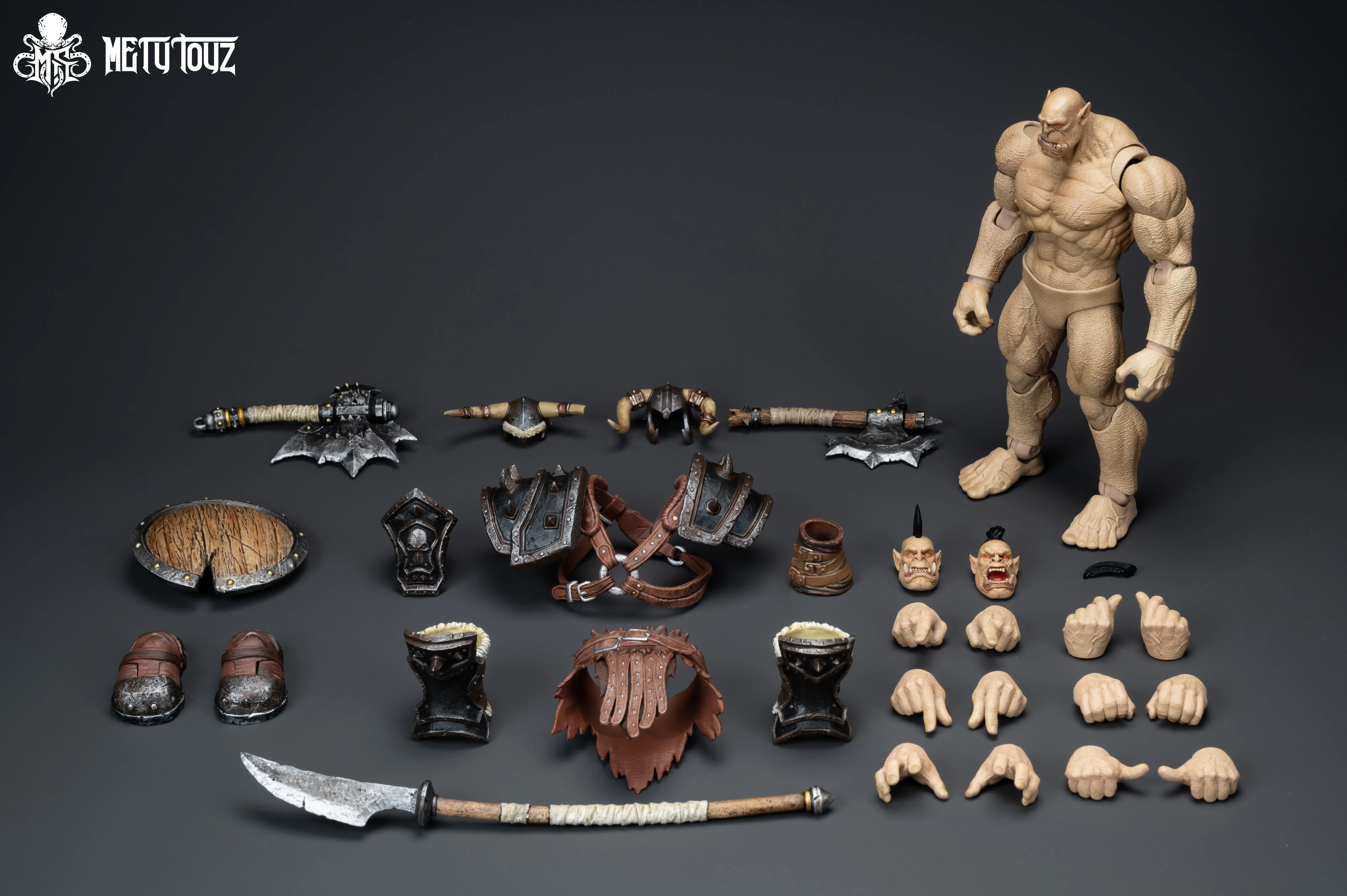 In Stock Ready To Ship Metytoys Limited Orc Mercenary Squad Frostthroat Wilderness Skullcranium Action Figure Model Gift