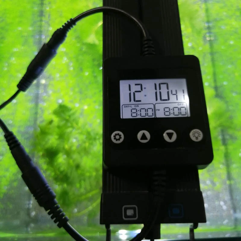 N96R New Aquarium LED Light Controller Dimmer Modulator With LCD Display For Fish Tank Intelligent Timing Dimming System