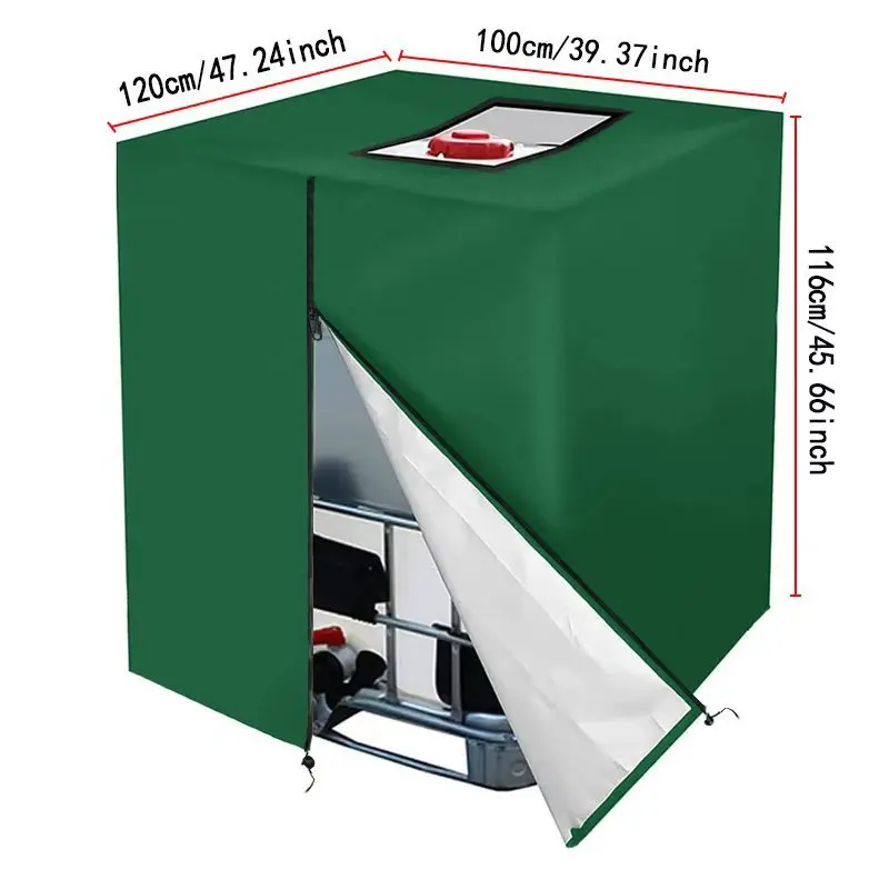 

IBC Tote Cover Oxford Cloth Waterproof Dustproof Sun Protection Cover for 1000L Water Tank