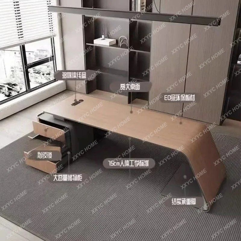 XX Manager Luxury L Shaped Office Desk Conference  High Quality Unique Boss Desks Reading Customized
