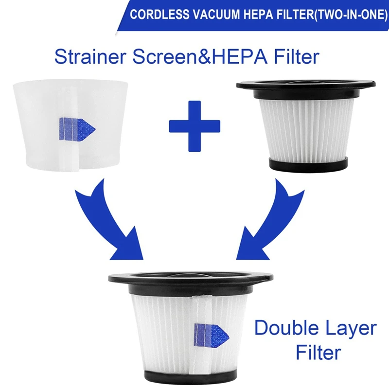 Сменные детали, HEPA фильтр, совместимый с MOOSOO K17, аксессуары для беспроводного пылесоса, фильтр для пылесоса