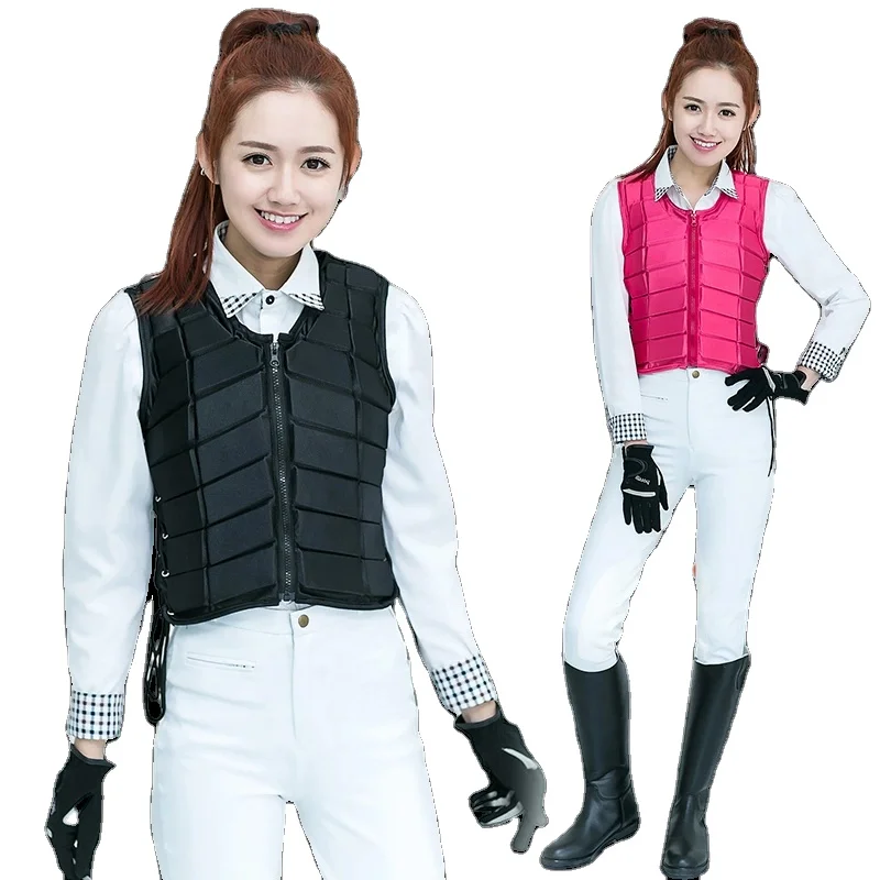 

Unisex Equestrian Vest Professional Safety EVA Padded Horse Riding Vest Equestrian Eventing Riding Vest for Adult