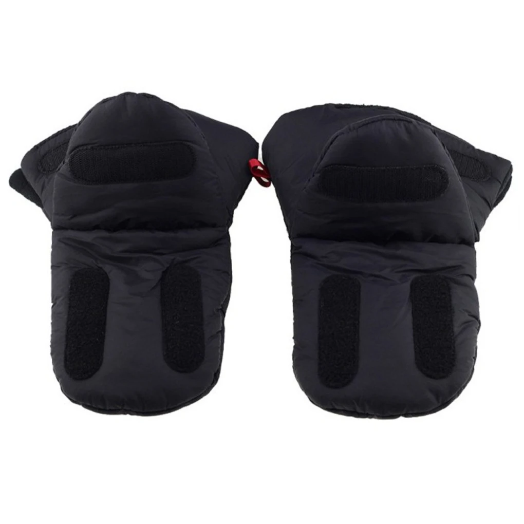 1 Pair Winter Pram Hand Muff Carriage Pushchair Self-adhesive Sticker Fleece Cover Buggy Glove Stroller Warmer for