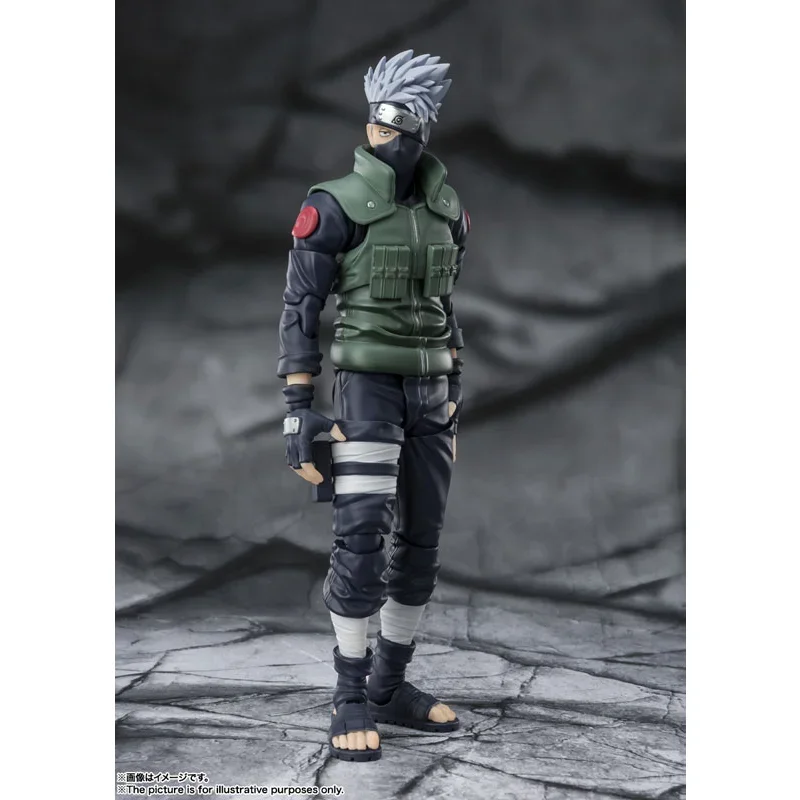 In Stock Bandai S.H.Figuarts Kakashi Hatake Yuumei Todoroku Sharingan no Eiyuu NARUTO Figure Anime Model Figurals Brinquedos Toy