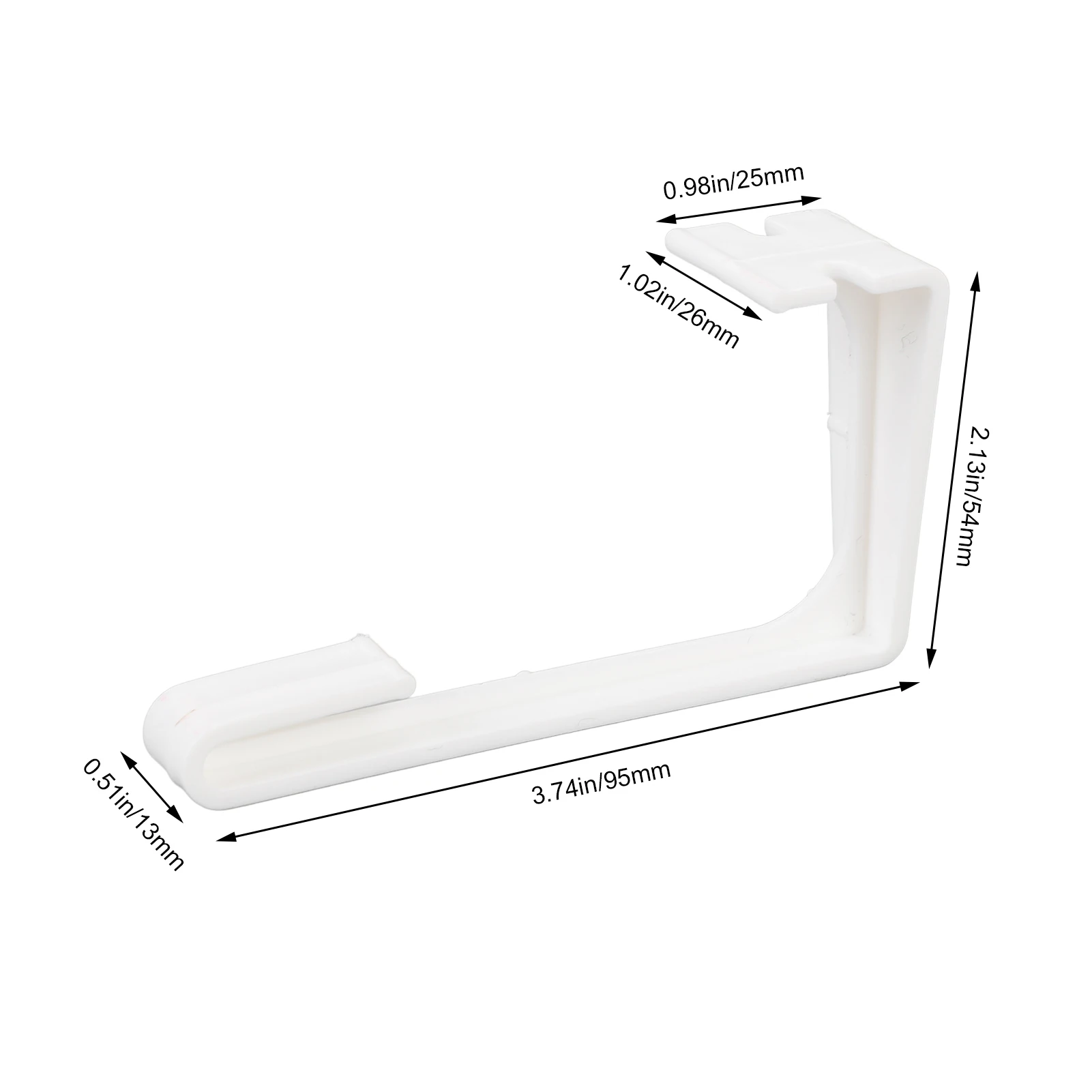 4 pçs rv cortinas titular com chave de fenda cortina lateral segurar clipes pista para motorhome janela cortina rvs acessórios