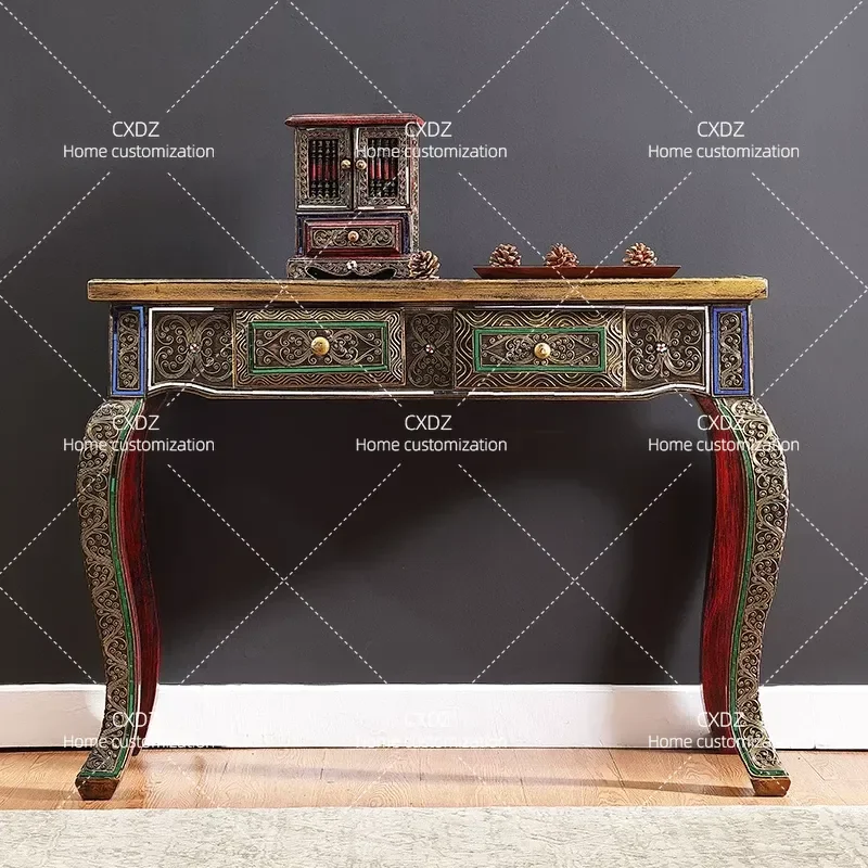 Thai Solid Wood Entrance Table Limited Stock 15 Pieces No Restock Clearance Sale