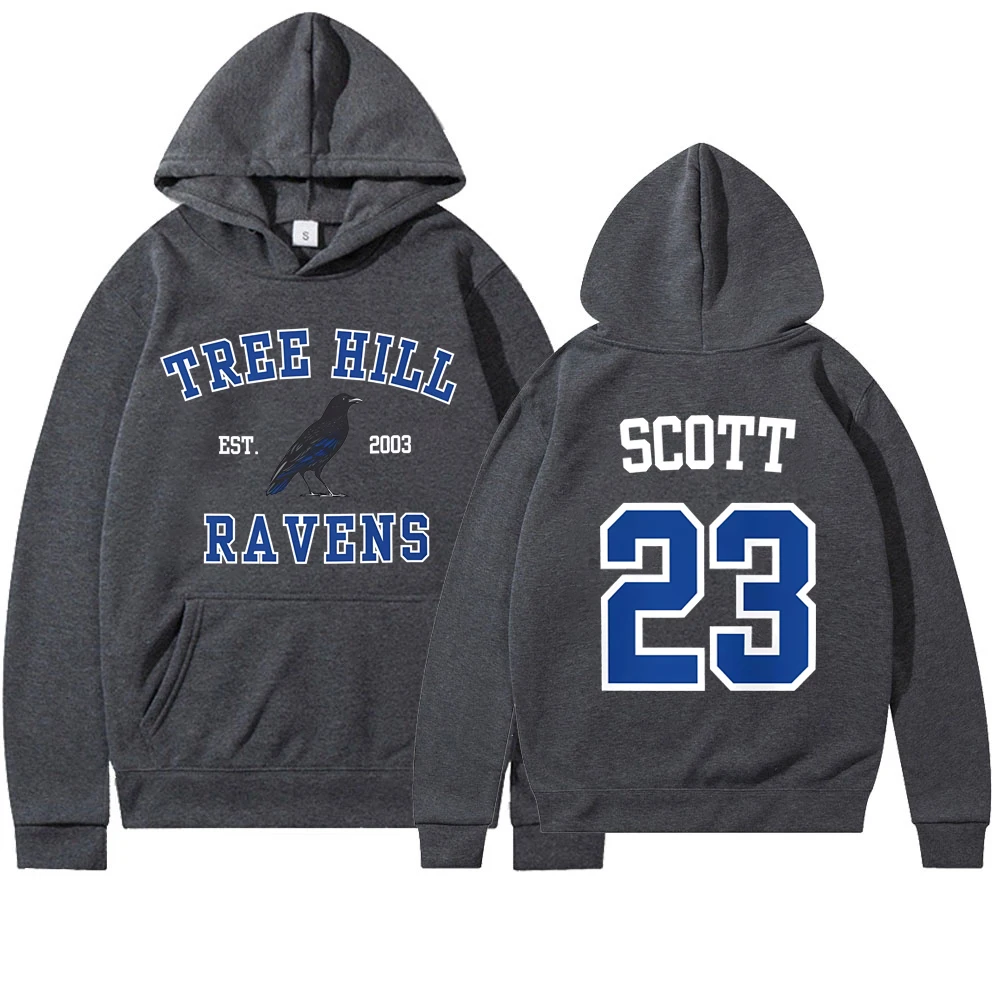 One Tree Hill Nathan Scott 23، Sudadera con capucha de Program de telev de Carolina del Norte، sudaderas con capucha de #3