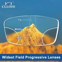 CLLOIO lente progresiva de campo amplio de forma libre 1,56/1,61/1,67/1,74 lentes ópticas fotocromáticas multifocales personalizadas antirayos azules
