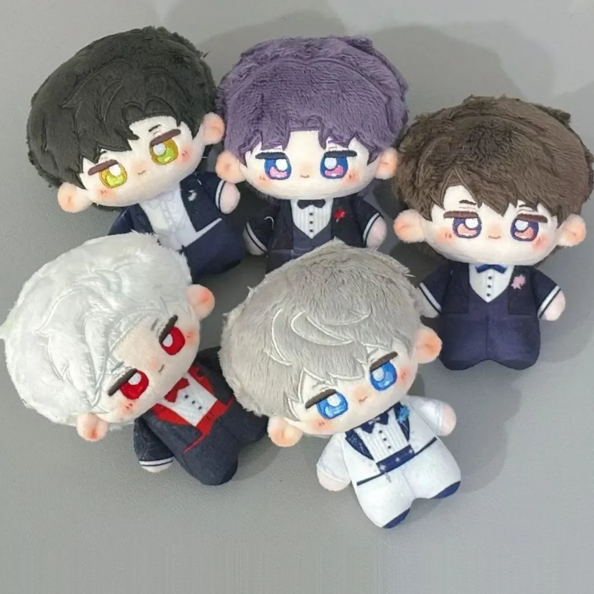 10cm Anime Game Love and Deepspace Kawaii Cosplay Soft Cotton Doll Starfish Body Caleb Birthday Series Mini Toy Figure Fans Gift