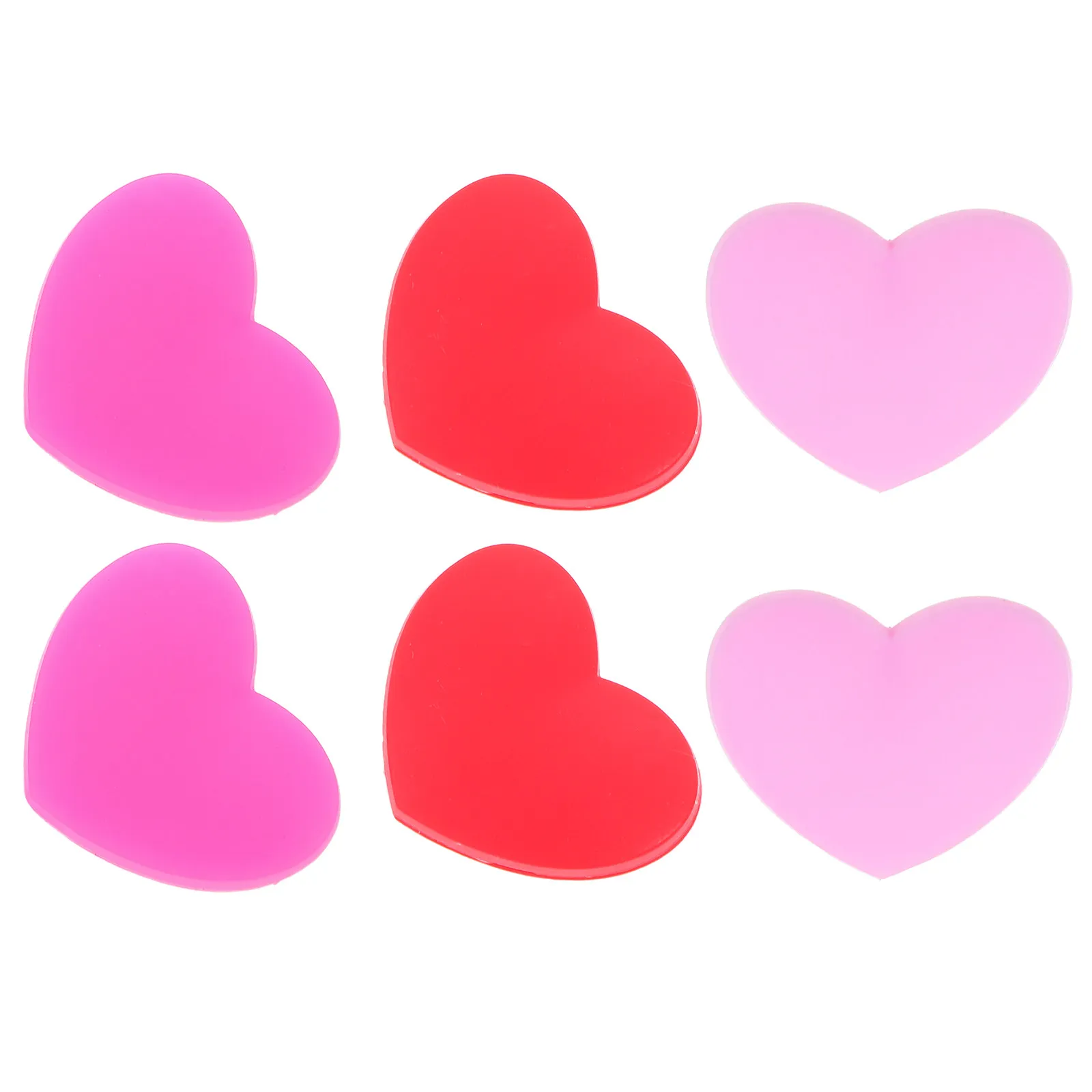 

6Pcs Tennis Racket Dampeners Silicone Heart Shape Shock Absorber Reduce Vibration Enhance Stability Professional Tennis