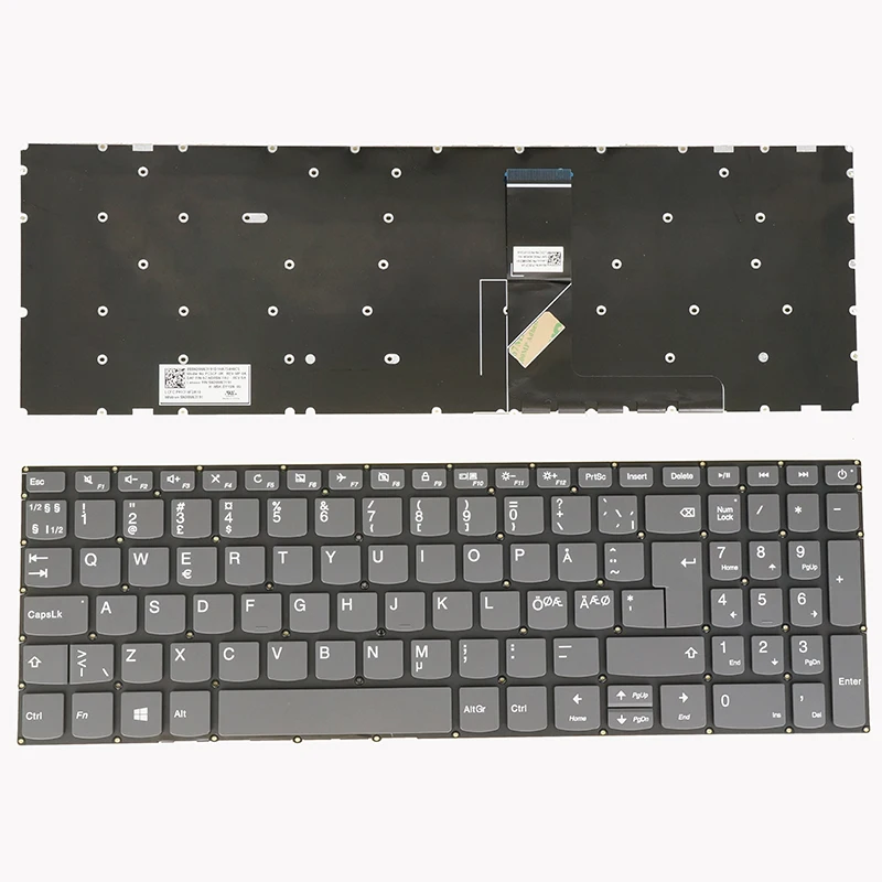 Imagem -04 - Teclado para Lenovo P5cpb-ara-bel-kor Pc5cpb-nd Pc5cp-be Pc5cp-heb Pc5cp-jap Pc5cp Italiano Coreano Árabe Hebraico Grego