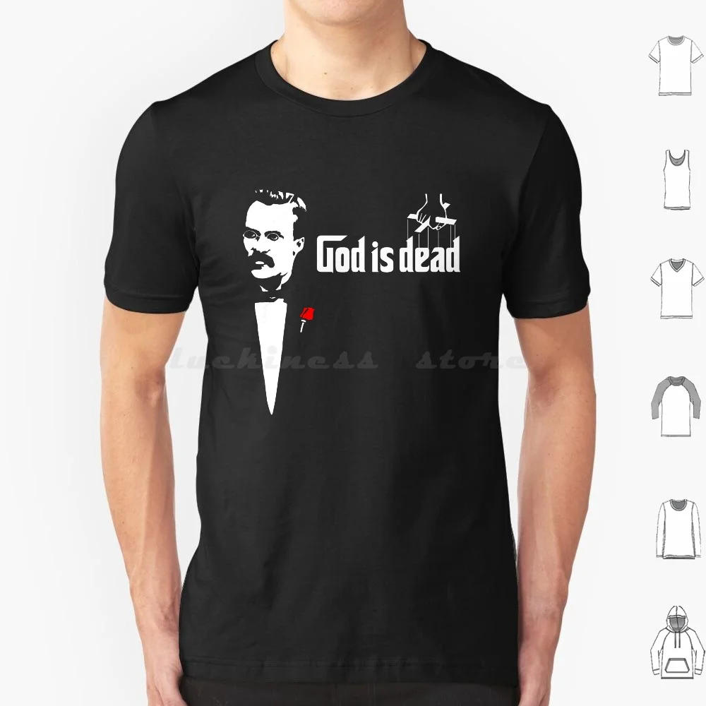 T-shirt Friedrich Nietzsche-God Is Dead pour hommes, femmes et enfants, 6xl, Friedrich Nietzsche, Dieu est mort, drôle, philosophie, philosophe