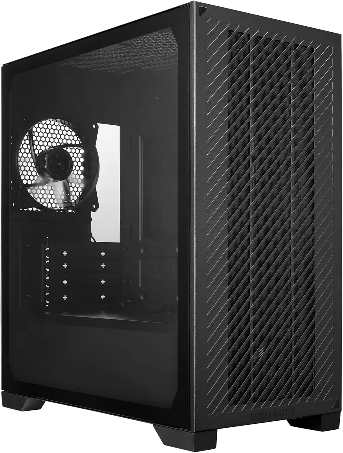 

Компактный корпус Micro-ATX с высокой воздухопроницаемостью, поддержкой видеокарты до 365 мм, портом Type-C и боковой панелью из закаленного стекла